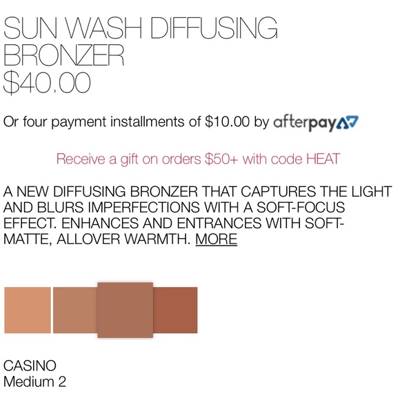 NARS sun washed diffusing Bronzer beach casino - Picture 2 of 8